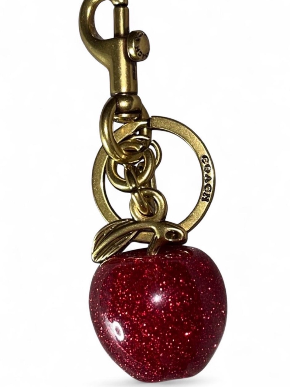 Coach Apple Bag Charm